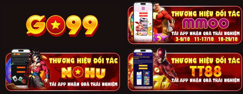 Top Khuyến Mãi Go99 – Cơ Hội Vàng Cho Người Chơi Muốn Bứt Tốc 5 Hệ thống đối tác thưởng nóng