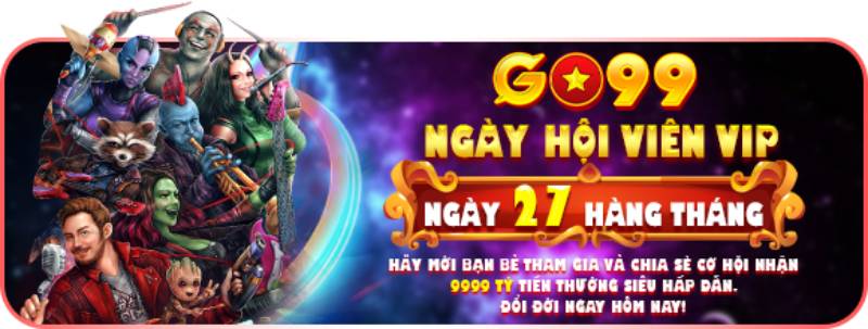 Top Khuyến Mãi Go99 – Cơ Hội Vàng Cho Người Chơi Muốn Bứt Tốc 6 Ngày hội hội viên VIP – 27 hàng tháng